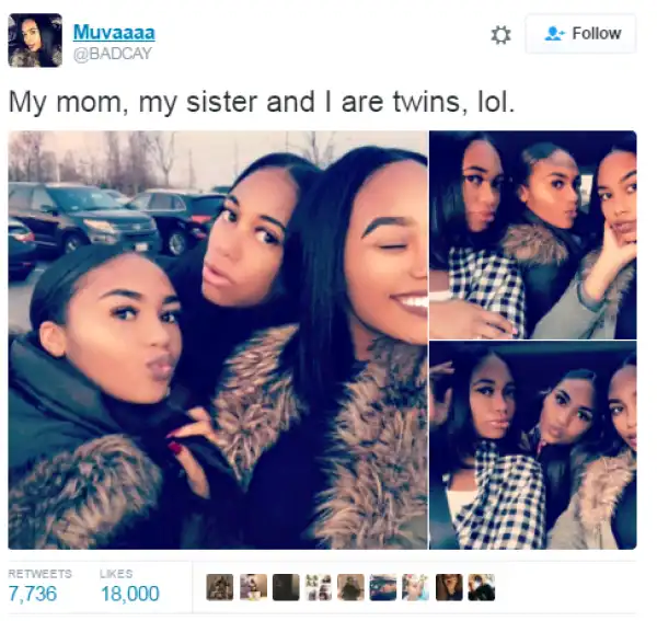 Unbelievable mother and daughters photo